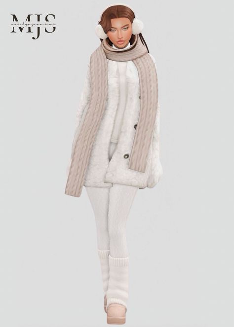 marilynjeansims (Posts tagged sims 4 lookbook) Sims 4 Cc Lookbook, Sims 4 Aesthetic, Cc Lookbook, Toddler Cc Sims 4, 4 Aesthetic, Beanie Scarf, Coated Leggings, Cosy Outfit, Sims 4 Toddler