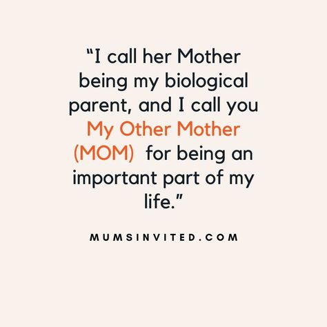 65 Adorable Bonus Mom Quotes to Tell Her She's Special Bonus Mom Quotes, Mom Birthday Quotes, Mother Days, Bonus Mom, Like A Mom, Birth Mother, Step Parenting, Other Mothers, Step Kids