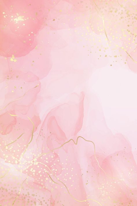 Fondo de acuarela líquida rosa pastel rosa con grietas doradas | Vector Premium Pink And Gold Background, Pumpkin Wallpaper, Pink Wallpaper Backgrounds, Glitter Wallpaper, Flower Background Wallpaper, Gold Background, Glitter Background, Pastel Background, Pretty Wallpapers Backgrounds