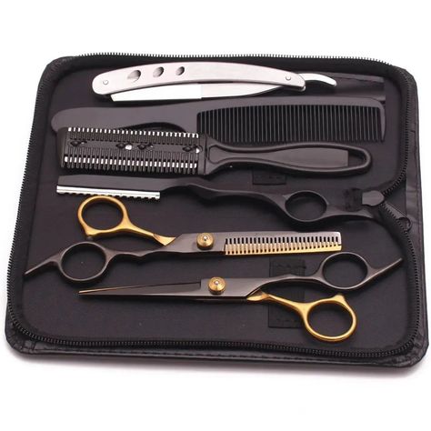 Hairdressing Scissors Set https://www.jaaziintl.com/products/hairdressing-scissors-set Jaazi Intl #Bestseller Hair Advertisement, Barber Shop Haircuts, Professional Haircut, Barber Shears, Thinning Shears, Barber Haircut, Thinning Scissors, Hairdressing Scissors, Hair Scissors