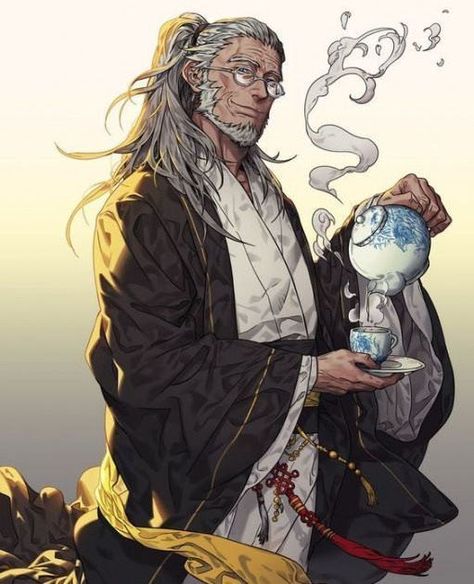 Old Sensei Character Design, Old Mentor Character Design, Old Samurai Character, Sensei Character Design, Old Man Design, Mentor Character Design, Scholar Character, Older Character Design, Scholar Character Design