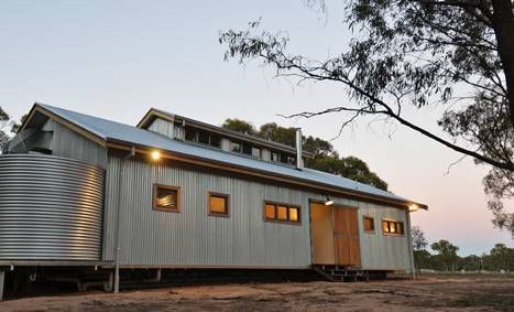 The Shearing Shed home in Torrumbarry. Photo: SUPPLIED. Shearing Shed, Shed Roof Design, Shed House, Farm Shed, Murray River, Modern Shed, Shed Home, Steel Framing, Shed Roof