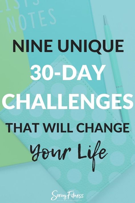 Ready to change your life? Your guide to which 30 day challenges work plus 9 unique 30-day challenge ideas that are absolutely life-changing! #newyearsresolution #30daychallenge #goaldigger #goalsetting #goals 28 Day Health Challenge, 30 Day Challenge For Men Life, 2 Week Health Challenge, 5 Day Challenge Ideas, Gut Challenge 30 Day, Everyday Challenges 30 Day, 30 Days Health Challenge, Work Challenges Ideas, Month Long Challenges