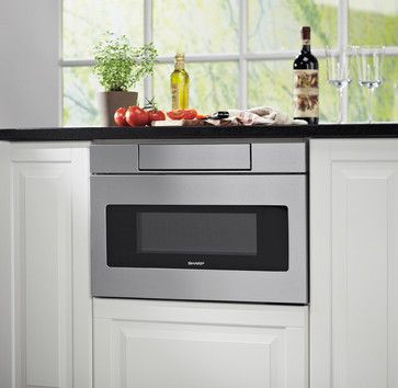 New Sharp microwave drawer Microwave Placement, Counter Microwave, Sharp Microwave Drawer, Kohler Kitchen Sink, Kohler Kitchen, Microwave Drawer, Miele Appliances, Stainless Steel Microwave, Conventional Oven