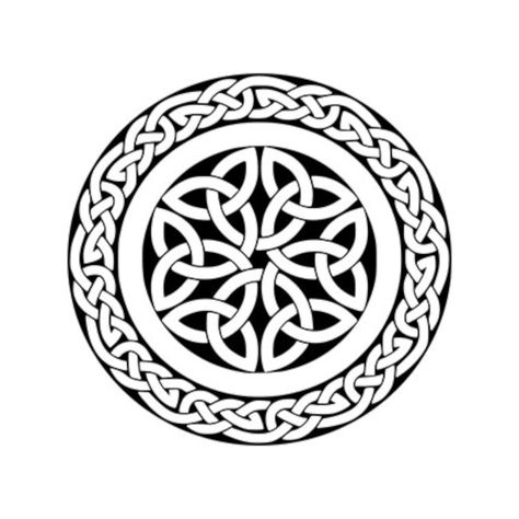 Celtic circular 6 way SVG design. Vector format shape suitable for Cricut Explore, Silhouette SVGer Edition, Adobe Suite, Inkscape, Corel Draw, SVGer, etc Feel free to use these designs in your project. They can be separated and joined to create larger patterns. Celtic Tattoo Stencils, Celtic Drawings Art, Celtic Circle Tattoo, Celtic Designs Pattern, Celtic Patterns Templates, Circular Design Pattern, Circular Pattern Design, Celtic Drawings, Celtic Knot Circle