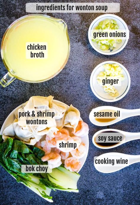 Seafood Wonton Soup, Wonton Vegetable Soup, Pork And Shrimp Wonton Soup, Asian Wonton Soup, Crock Pot Wonton Soup, Shrimp Dumpling Soup, Shrimp Soup Dumplings, Wonton Soup Bokchoy, Wonton Broth Recipe