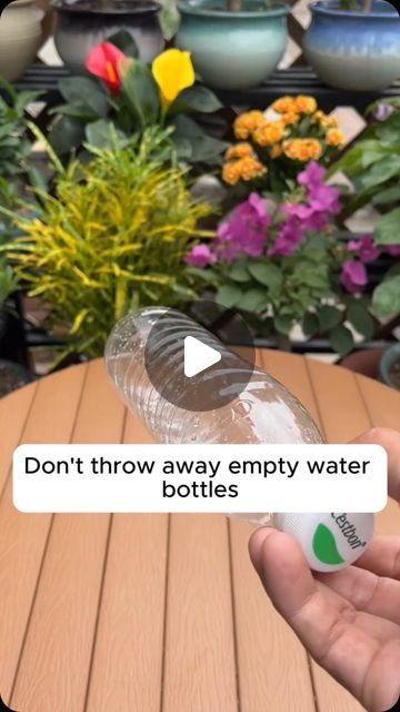 Home Gardening Lover on Instagram: "Reuse recycled bottles to water plants #garden #gardening #plants #planting #planthacks #gardenhacks #gardeningmakemehappy #gardeningtips #gardeningideas #gardeninspiration #gardenlove" Empty Water Bottle, Gardening Plants, Home Gardening, Plants Garden, Recycled Bottles, Water Plants, Planting, Water Bottle, Plants