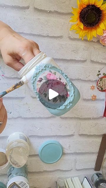 IuliaNa - Love Shabby Chic on Instagram: "Happy Friday, lovelies! Jar transformation tutorial ♻️❤️ #upcycledhomedecor #upcycledproject #upcycledideas #tutorial #reelsinstagram #instagramcreators #instareels #reelsvideo #shabbychicstyle #shabbychicjar #decoupagelover #upcycledesign" Shabby Chic Jars, Upcycle Design, Decoupage Jars, Upcycled Projects, Upcycled Home Decor, October 20, Shabby Chic Style, Happy Friday, Glass Jars