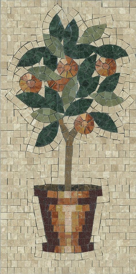 Cardboard Mosaic, Easy Mosaic Art, Lemon Mosaic, Mini Lemon Tree, Tree Mosaic, Mosaic Art Diy, Byzantine Mosaic, Mosaic Garden Art, Mosaic Tile Art