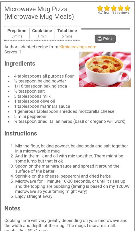 Microwave mug Pizza  Gemma Stafford- biggerbolderbaking.com Microwave Mug Pizza, Mug Pizza Recipe, Pizza In A Mug Recipes, Mug Dinner Recipes, Pizza Mug Recipe, Microwave Mug Recipes Dinner, Mug Food Microwave, Mug Recipes Dinner, Mug Pizza Microwave