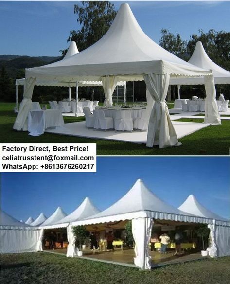 Wedding Pagoda Decoration, Pagoda Garden Ideas, Tent Ideas, Small Tent, Palm Garden, Party Reception, Gazebo Tent, Garden Pavilion, Design Restaurant