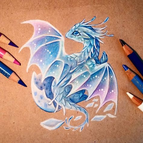 Gorgeous art by alvia alcedo Desenhos Love, Cute Dragon Drawing, Fantasy Drawings, Creature Drawings, Dragon Pictures, Fantasy Creatures Art, Dragon Artwork, Cute Dragons, Mythical Creatures Art