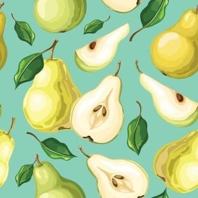 Pear Wallpaper, Pear Illustration, Pinterest Artists, Pear Pattern, Pear Art, Still Life 2, Art Challenges, Autumn Recipes, Turquoise Background