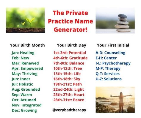 How to name your therapy practice — Therapy Marketer Private Practice Therapy, Therapist Humor, Business Name Ideas, Therapy Practice, Naming Your Business, Holistic Therapies, Therapy Counseling, Holistic Lifestyle, Name Ideas