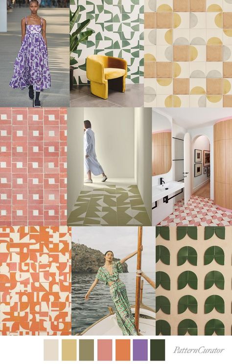 Pattern Curator, Design Color Trends, Print Design Trends, Color Trends Fashion, Colors And Patterns, Color Palette Design, Print Inspiration, Print Trends, Home Trends