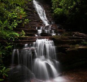 Angel Falls and Panther Falls, Rabun County, Georgia #waterfalls Georgia Waterfalls, Waterfalls In Georgia, Angel Falls, Photography Bucket List, Cascade Falls, Waterfall Pictures, Southern Travel, North Georgia Mountains, Georgia Mountains