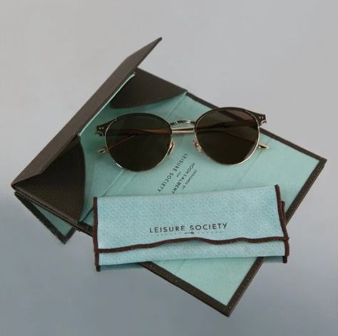 Leisure Society // New Sunnies Out - Spectr Eyewear Packaging, Sunglasses Packaging, Optical Sunglasses, Pressed Metal, Lugano, Japanese Cotton, Microfiber Cleaning Cloths, Laser Etching, Classic Italian