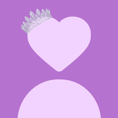 Heart Default Pfp, Default Pfp, Pfp Edit, Purple Princess, Purple