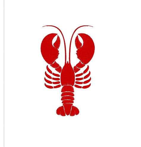 "This is a machine embroidery design digital pattern/file to be used with your embroidery machine. This is not a patch. It is a Digital file. You must have an embroidery machine to work with these files. You will receive 10 sizes: 🧵lobster_2.75in: 2.73\"h x 1.62\"w in (69.20 x 41.20 mm) 4566 stitches 🧵lobster_3in: 2.97\"h x 1.77\"w in (75.40 x 45.00 mm) 5081 stitches 🧵lobster_3.25in: 3.22\"h x 1.92\"w in (81.80 x 48.80 mm) 5667 stitches 🧵lobster_3.5in: 3.47\"h x 2.07\"w in (88.00 x 52.60 mm) Lobster Outline, Lobster Cute, Lobster Drawing, Lobster Tattoo, Lobster Art, Lobster Design, Bluefin Tuna, Workshop Ideas, Red Lobster