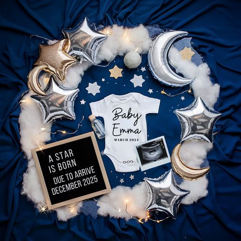 Baby Reveal Cakes, Pregnancy Announcement Template, Baby Announcement Pictures, Digital Pregnancy Announcement, Baby Announcement Photos, Pregnancy Announcement To Husband, Mommy Goals, Baby Planning