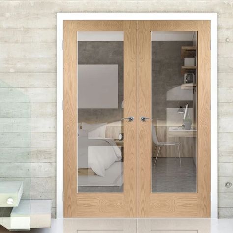 XL Joinery Double Doors – Page 6 Oak Glazed Internal Doors, Internal Oak Doors, Double Doors Interior, Oak Bathroom, Lifestyle Images, Flush Doors, Spring Valley, External Doors, Fire Doors