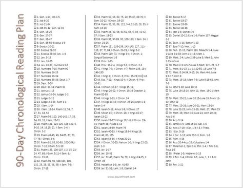 Chronological 90-Day Reading Plan 60 Day Bible Reading Plan, 90 Day Bible Reading Plan Printable, 90 Day Chronological Bible Reading Plan, Bible Reading Chronological Order, Read The Bible In 90 Days, Free Chronological Bible Reading Plan, 90 Day Bible Reading Plan, Chronological Bible Reading Plan Year, Chronological Bible Reading Plan