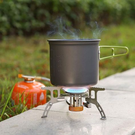 Wadeo Propane Outdoor Stove - Walmart.com Propane Camp Stove, Gas Canister, Camping Gas Stove, Camping Pot, Backpacking Stove, Portable Stove, Propane Stove, Camping Gas, Outdoor Stove