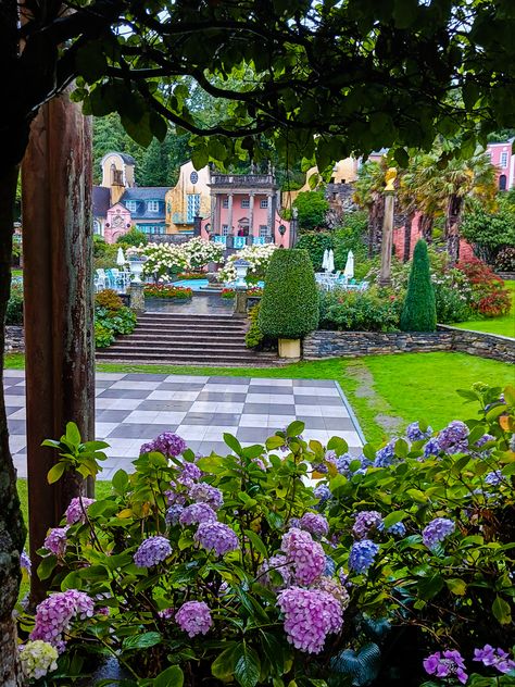 Portmeirion, Wales Portmeirion Wales, Wales Landscape, Wales Travel, Wales Uk, Surfers Paradise, North Wales, Uk Travel, Interesting Stuff, Style Ideas