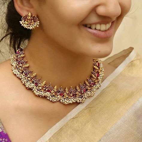 22 Guttapusalu Haram Designs That You Would Like To Grab on Sight! • South India Jewels