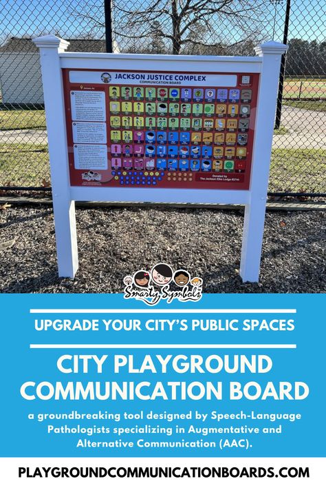 Transform your city's public spaces with our City Playground Communication Board! Designed by AAC experts, it's more than just signage—it's a gateway to inclusive communication. #PlaygroundCommunication #InclusiveCity Playground Communication Board, Public Playground Design, Inclusive Playground Design, Playground Signage, City Playground, Cold Pictures, Public Playground, Early Childhood Centre, Communication Board