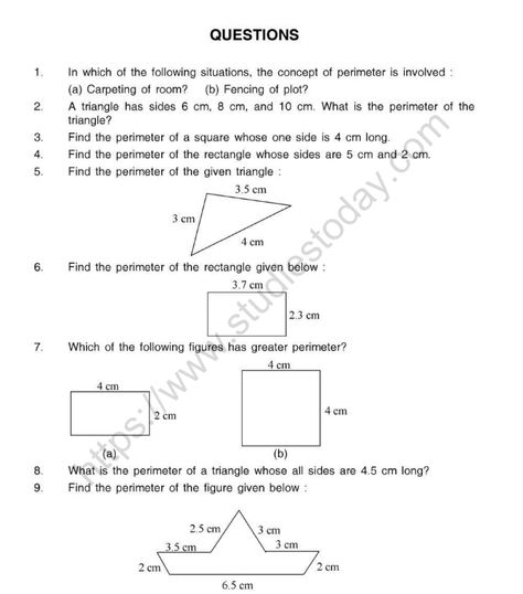 Class 4 Maths, Grade 5 Math Worksheets, Area And Perimeter Worksheets, Perimeter And Area, Area Worksheets, Mental Maths, Perimeter Worksheets, Grade 6 Math, Maths Area