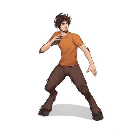 Percy Jackson Serie, Percy Jackson Drawings, Grover Underwood, Percy Jackson Fan Art, Percy Jackson Art, Percy Jackson Books, Percy Jackson Fandom, Camp Half Blood, Heroes Of Olympus