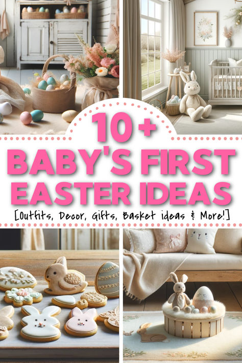 Are you looking for baby's first Easter ideas? We've got 10+ amazing Baby First Easter ideas that you'll love including adorable Baby First Easter outfits, Baby First Easter basket ideas, Baby Easter photoshoot ideas, Baby First Easter activities, and more! Baby Easter Photoshoot, First Easter Basket Ideas, Baby First Easter Basket, Easter Photoshoot Ideas, Photoshoot Ideas Baby, First Easter Basket, Baby First Easter, Easter Romper, Baby Boy Easter