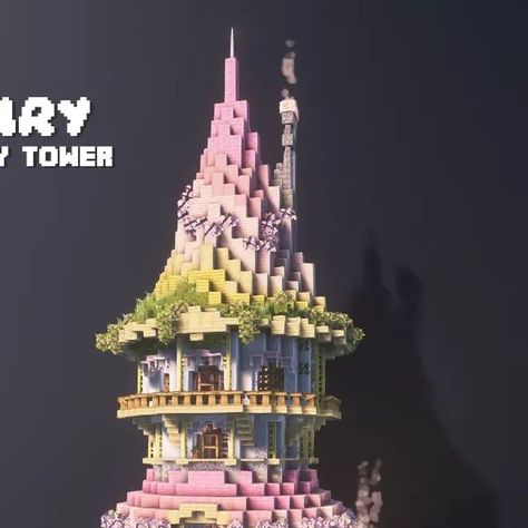 MassiveSpeck | mcbuilder 🌆 on Instagram: "FAIRY CHERRY TOWER ========================= cherrycore builds more yes? Yes 𝙁𝙤𝙧 𝙢𝙤𝙧𝙚 𝙖𝙬𝙚𝙨𝙤𝙢𝙚 𝙗𝙪𝙞𝙡𝙙𝙨: 🤝🏼 ∝ Follow me @massivespeck & @kamudiab 📨 ∝ Send it to someone 💾 ∝ Save and check for later use! ✉️ ∝ Join my discord! ========================== 𝙈𝙞𝙣𝙚𝙘𝙧𝙖𝙛𝙩 𝙄𝙣𝙛𝙤𝙧𝙢𝙖𝙩𝙞𝙤𝙣: 🖥️ ∝ Version: Java Minecraft 1.20 🖼️ ∝ Resource Pack: Vanilla Tweaks (My personal Tweaks) 🌆 ∝ Shaders: Complementary Reimagined / Rethinki Cherry Blossom Walls Minecraft, Minecraft Repunzal Tower Build, Princess Peach Castle Minecraft, Princess Tower Minecraft, Pink Tower Minecraft, Minecraft Fairy Tower, Cherry Blossom Tower Minecraft, Minecraft Monument Ideas, Minecraft Magic Tower