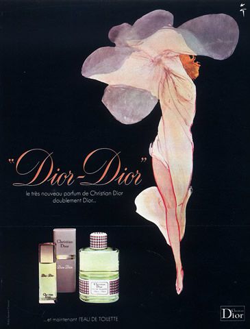 Christian Dior Perfume, Fragrance Ad, Rene Gruau, Perfume Ad, Dior Perfume, Retro Beauty, Beauty Ad, The Perfume, Vintage Cosmetics