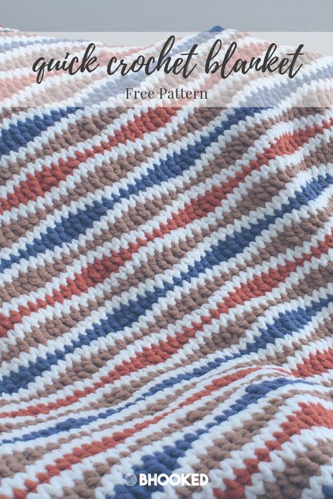 Varigated Crochet Blanket Patterns, Blanket Bin, Lap Robes, Quick Crochet Blanket, Blanket Bag, Crocheted Afghans, Striped Crochet Blanket, Crocheted Blanket, Crochet Throw Blanket