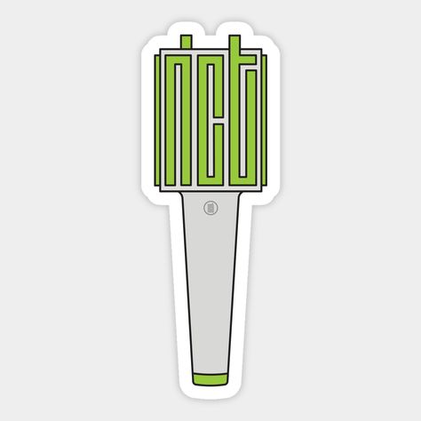 nct lightstick -- Choose from our vast selection of stickers to match with your favorite design to make the perfect customized sticker/decal. Perfect to put on water bottles, laptops, hard hats, and car windows. Everything from favorite TV show stickers to funny stickers. For men, women, boys, and girls. Nct Lightstick Drawing, Nct Drawing Easy, Nct Dream Lightstick, Nct Lightstick, Nct Stickers, Nct Sticker, Kpop Lightstick, Balap Motor, Stick Drawings