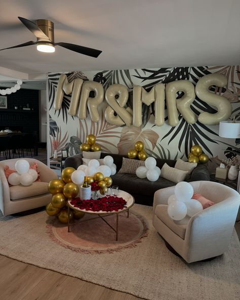 🚨 Operation: Newlywed Surprise Love 007 🚨 AZ Bachelorette Party was on a top-secret mission to the @haydenhouse_az to deck out the Airbnb for the new Mr. and Mrs.! 💍 We know saying “I do” and picking your soulmate is a huge milestone, so when we found out Lex was getting married, we just *had* to do something special for her and her new husband’s arrival. I mean, what better way to celebrate your mini-moon than arriving to a beautifully decked-out Airbnb, complete with chilled white wine a... Secret Mission, Red Rose Petals, Mini Moon, Top Secret, Mr And Mrs, Party Planner, Grand Opening, 21st Birthday, Do Something