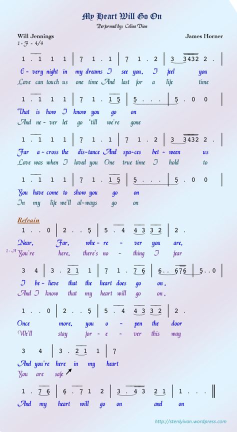 My Heart Will Go On Flute Notes, My Heart Will Go On Kalimba, My Heart Will Go On, Keylimba Note, Piano Songs Chords, Piano Music With Letters, Kalimba Music, Harmonica Lessons, Free Printable Sheet Music