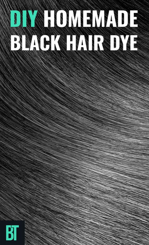 Closeup of black hair color. Black Toner For Hair, Diy Black Hair Dye, Dye For Black Hair, Hair Dye For Black Hair, Cheap Hairstyles, Natural Hair Dyes, Darken Hair Naturally, Safe Hair Dye, Natural Hair Coloring