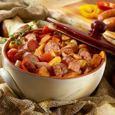 Smoked Farmer Sausage Casserole