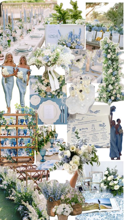 Blue French Country Wedding, Country Wedding Theme, Blue French Country, French Country Wedding, French Country Blue, Country Theme Wedding, Blue Palette, Blue French, Gold Theme