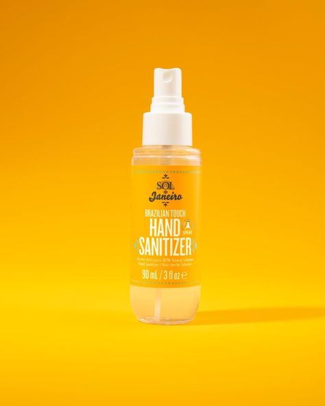 Sol de Janeiro on Instagram: “Brazilian Touch Hand Sanitizer is now available in Sephora stores! (US ONLY) 💃✨ Have you Sol babes got your hands on it yet?  ✨ Alcohol-…” Touch Hand, Anastasia Beverly Hills, Hand Sanitizer, Bronzer, Maybelline, Hands On, Sephora, Hand Soap Bottle, Makeup