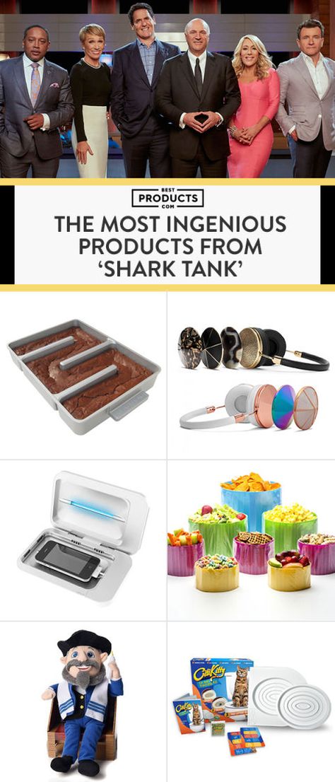 Don't forget to pin these outrageous (and ingenious!) products from the hit show Shark Tank! Shark Tank Products, Business Ideas Entrepreneur, Diy Cleaners, Making Life Easier, Stuff And Thangs, Business Events, Shark Tank, Interesting Articles, Put Together