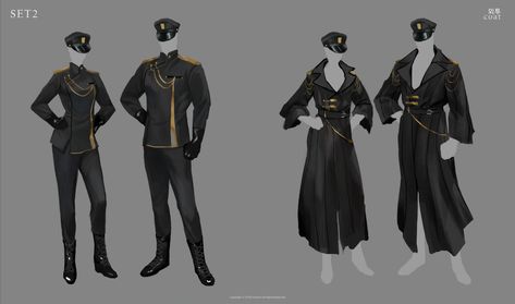 ArtStation - Asia Uniform Concept , _ MOOWM _ Military Uniform Design, Sci Fi Uniform, Batman Concept, Steampunk Aesthetic, Concept Art World, Japanese Warrior, Super Soldier, Period Outfit, Uniform Design