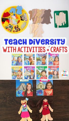 10 Cultural Diversity Activities For Elementary Students, Homeschool Ideas, Diversity #diversity #homeschool Diversity Kindergarten, Cultural Activities For Kids, Cultural Diversity Activities, Teaching Diversity, Diversity Activities, Multicultural Activities, Diversity In The Classroom, Activities For Elementary Students, Celebrating Diversity