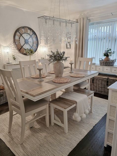 Kitchen Table Design, Ideas Decoracion Salon, Beige Dining Room, Elegant Living Room Furniture, Color Kitchen, Dining Room Cozy, Dinning Room Design, Dinner Room, Dining Room Style