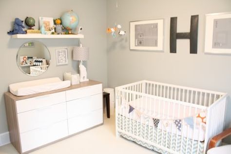 Nursery Changing Table Dresser, Ikea Baby Room, Ikea Crib, Ikea Baby, Baby Crib Sets, Nursery Changing Table, Changing Table Dresser, Baby Sleep Problems, Baby Room Design