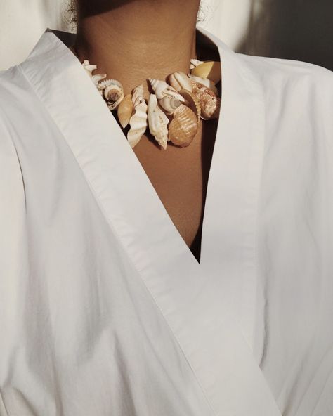 Island Living with Vianca Soleil - Travel Guide - The Lane Island Living, Island Style, Shell Jewelry, Island Life, Jewelry Branding, White Shirt, Photography Inspiration, Jewelry Inspiration, Sea Shells