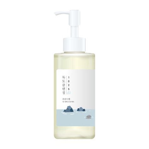 ROUND LAB - 1025 Dokdo Cleansing Oil | YesStyle Salvia Officinalis, Sage Oil, Evening Primrose Oil, Oil Cleanser, Beauty Packaging, Glass Skin, Cleanser And Toner, Cleansing Oil, Blackhead Remover